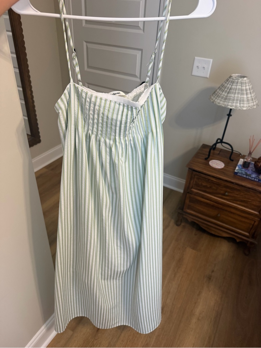 Woman’s Striped Maxi Dress